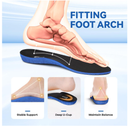 Unisex Comfortable Cushioned Insoles for Shoes, Arch Support, Orthotics, Work Boots,