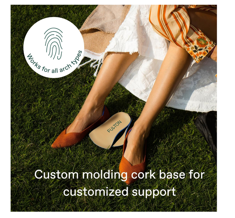 Fulton Universal Shoe Inserts for Women with Custom Molding & Arch Support