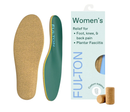 Fulton Custom Molding Cork Shoe Inserts for Women - Overpronation & Pain Relief Orthotic Insoles