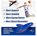 GED Basketball Insoles for Men and Women: Sports Insoles for Arch Support and Athletic Activity.