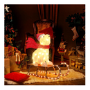 GENIMO Sleigh Polar Bear Outdoor Christmas Decorations, 2.5 FT Pre-Lit Holiday Decor with 70 LED Warm White Light, Lighted Bear for Indoor Outside Home Lawn Yard Garden Patio