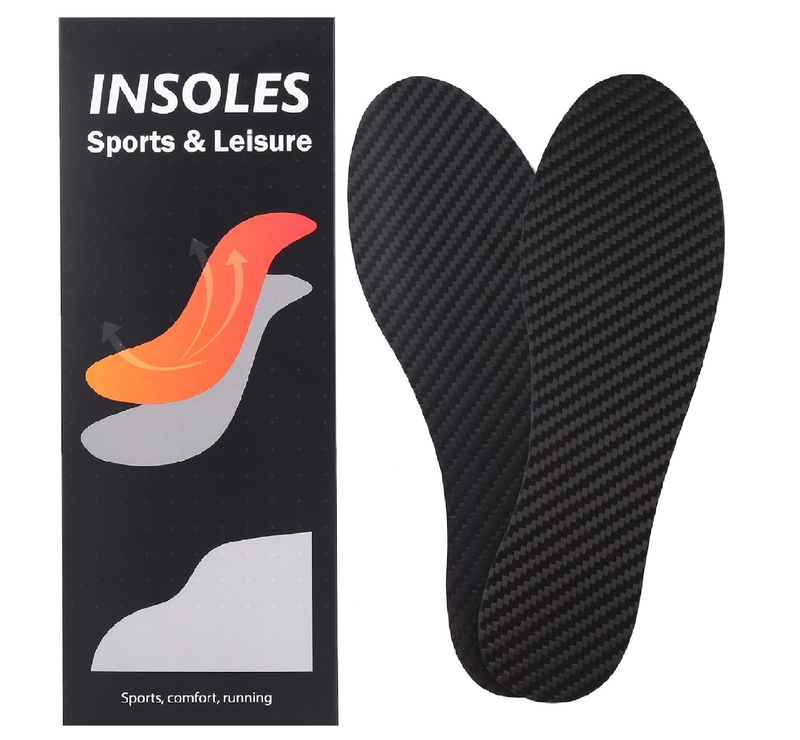 Carbon Fiber Insole for Men and Women - Rigid Shoe Insert Foot Plate for Hallux Rigidus Limitus,