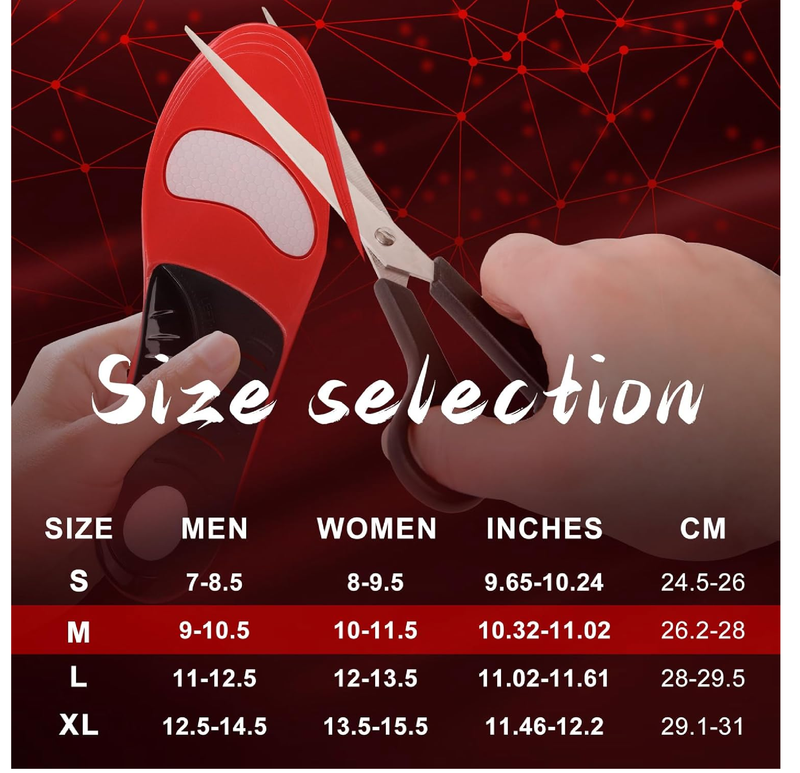 240+Ibs Plantar Fasciitis Insoles,High Arch Support Inserts for Men Women,Heavy Duty Support for Orthotics Inserts,