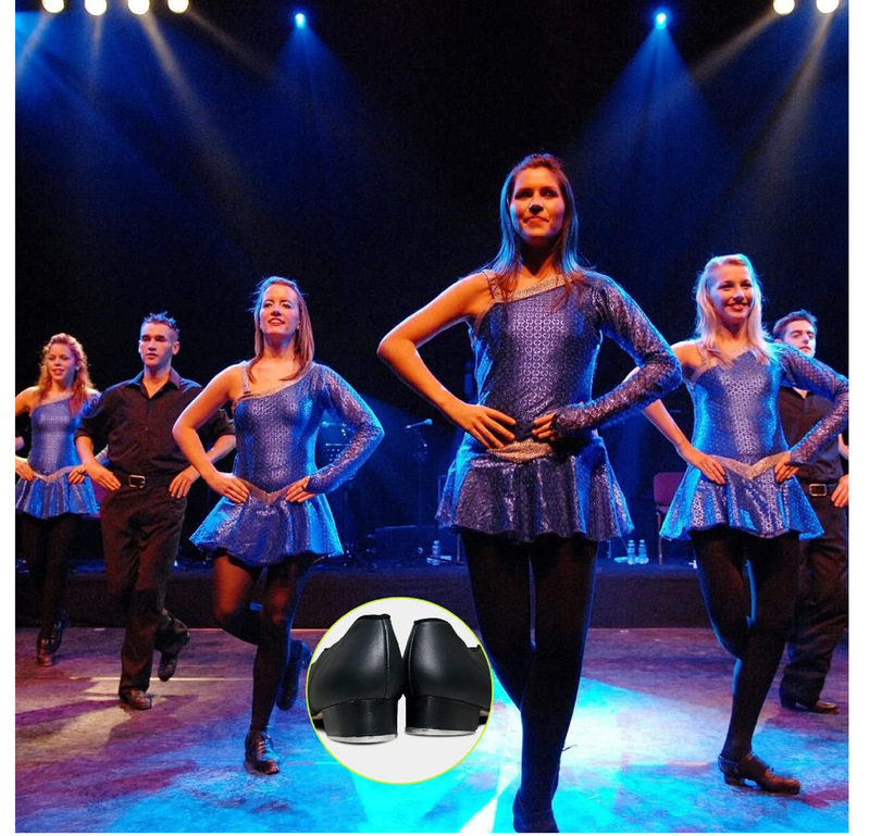 Heel Plates 4 PCS Metal Shoes Heel Taps Tips Repair Pad Replacement with Nails