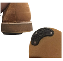 Heel Plates 30 PCS Rubber Shoes Heel Taps Tips Repair Pad Replacement for Boots and Shoes with Nails.