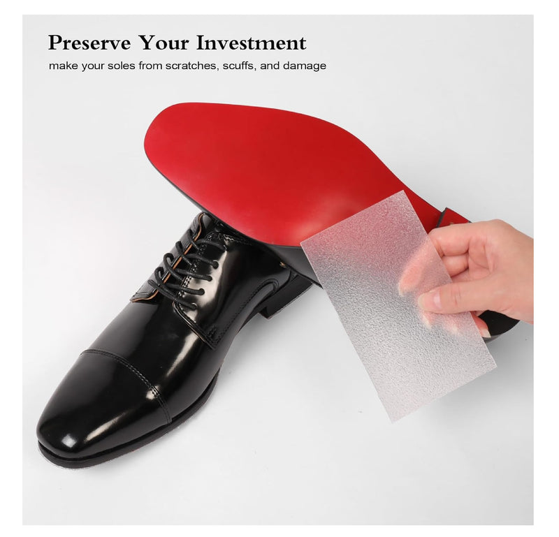 79 in Clear Sole Protector for High Heel Shoes, Anti-Slip Shoe Sole Guard, Transparent Louboutin Sole Protector