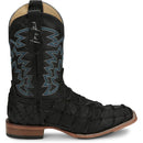Justin Boots Men's Ocean Front 11" Western Boot - Black Pirarucu (GR5708) - View 3
