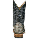 Justin Boots Men's Ocean View 11" Western Boot - Slate Grey Pirarucu (GR5715) - View 5