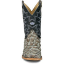 Justin Boots Men's Ocean View 11" Western Boot - Slate Grey Pirarucu (GR5715) - View 7