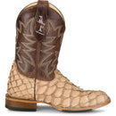 Justin Boots Men's Ocean View 11" Western Boot - Cedar Brown Pirarucu (GR5716) - View 3