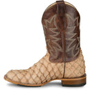 Justin Boots Men's Ocean View 11" Western Boot - Cedar Brown Pirarucu (GR5716) - View 8