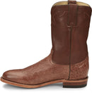 Justin Boots Greer - Antique Brown Smooth Ostrich (JE803)