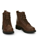 Justin Work Women's Katerina 6" Steel Toe Waterproof Boot - Aged Bark (GY985) - Front View