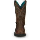 Justin Work Women's Tasha 11" Steel Toe Waterproof Boot - Brown (GY9991) - View 7