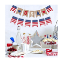 4th of July Banner Decorations Patriotic Decorations Independence Day Banner American Flag Banner Red White and Blue Decorations for 4th of july decorations outdoor Indoor