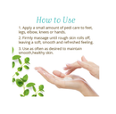 Gena Pedi Care Lotion with peppermint oil 8.5-Ounce 1 Count