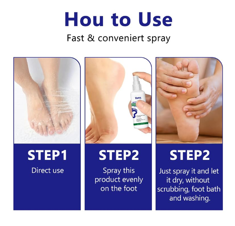 Natural Foot & Shoe Deodorizer Spray -Athletes Foot Spray, Natural Foot Care for Itching & Odor Relief, Soothing Formula with Botanical Extracts. Fragrance Free