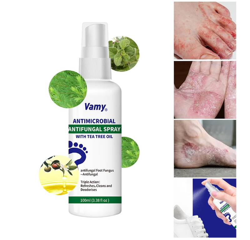 Natural Foot & Shoe Deodorizer Spray -Athletes Foot Spray, Natural Foot Care for Itching & Odor Relief, Soothing Formula with Botanical Extracts. Fragrance Free