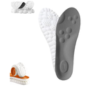 Steppers Insoles for Men, 4d Soft Memory Foam Cushioning Sports Cloud Insoles