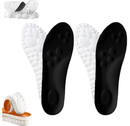 Steppers Insoles for Men, 4d Soft Memory Foam Cushioning Sports Cloud Insoles