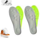Steppers Insoles for Men, 4d Soft Memory Foam Cushioning Sports Cloud Insoles