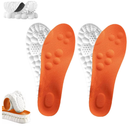 Steppers Insoles for Men, 4d Soft Memory Foam Cushioning Sports Cloud Insoles