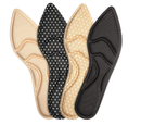 4 Pairs High Heel Insoles Breathable Shoe Pads 10.03 Inch Boot Inserts Foot Cushion Comfort Sponge Insert for Women