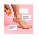 Glass Foot File, Foot Callus Remover and Foot Sander by Bona Fide Beauty Premium Czech Glass Nail File