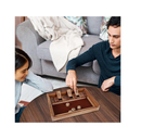 Glintoper Shut The Box & 4 in a Row Tables Game Set Classic Wood Dice Game with Numbers & Line Up 4 Game for Kids Family