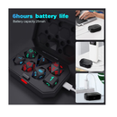 Glowing Dice Set 7Pcs Light Up Dice Polyhedron with Charging Box USB Rechargeable Electronic Dice Luminous DND Dice Glowing in The Darkness