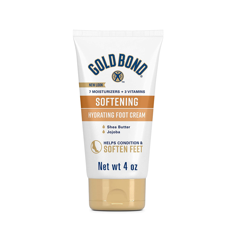 Gold Bond Softening Foot Cream 4 oz. With Shea Butter to Soften Rough & Dry Feet