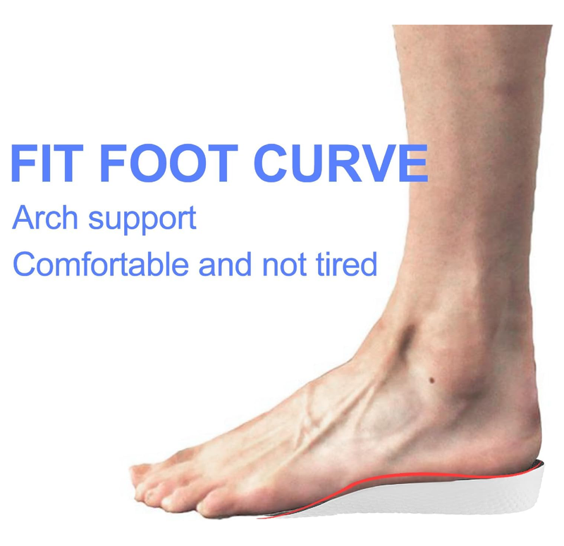 3 Pairs Height Increase Insoles, Heel Lifts for Shoes, Inserts for Men and Women,