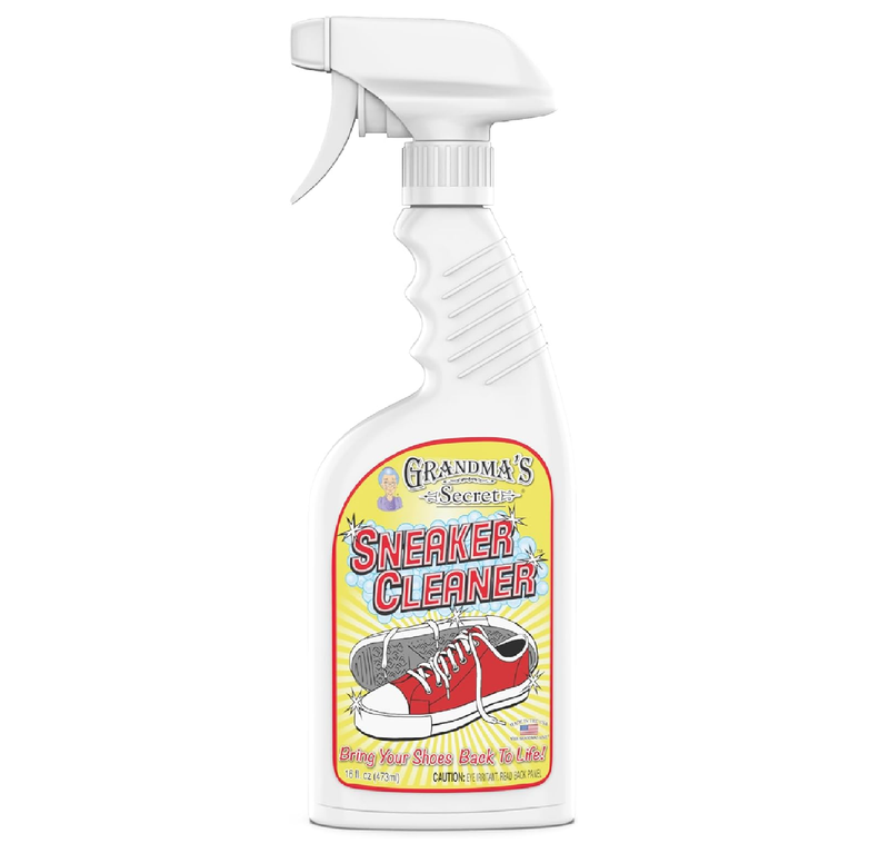 Grandma's Secret Shoe Cleaner - Stain Remover Spray for Rubber, Canvas and Leather - Removes Dirt, Grime and Grass