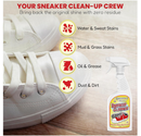 Grandma's Secret Shoe Cleaner - Stain Remover Spray for Rubber, Canvas and Leather - Removes Dirt, Grime and Grass