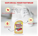 Grandma's Secret Shoe Cleaner - Stain Remover Spray for Rubber, Canvas and Leather - Removes Dirt, Grime and Grass
