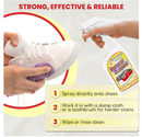 Grandma's Secret Shoe Cleaner - Stain Remover Spray for Rubber, Canvas and Leather - Removes Dirt, Grime and Grass