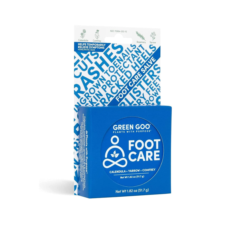 Green Goo Natural Skin Care Salve Foot Care 1.82 Ounce Large Tin