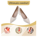 Grevosea 2 Pairs High Heel Inserts for Women, 3/4 Gel Insoles High Heel Cushion Insoles