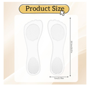 Grevosea 2 Pairs High Heel Inserts for Women, 3/4 Gel Insoles High Heel Cushion Insoles