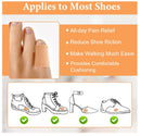 18 Pcs Bunion Cushions Pads, Self-Adhesive Protector Patches Bunion Pain Relief Pads to Wear with Shoes
