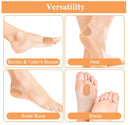 18 Pcs Bunion Cushions Pads, Self-Adhesive Protector Patches Bunion Pain Relief Pads to Wear with Shoes