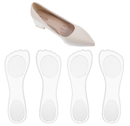 Grevosea 2 Pairs High Heel Inserts for Women, 3/4 Gel Insoles High Heel Cushion Insoles