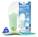 Supercritical Foaming Arch Support Inserts for Men Women, Lightweight Running Sport Insoles,