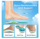 Supercritical Foaming Arch Support Inserts for Men Women, Lightweight Running Sport Insoles,