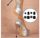8 Pcs Heel Covers for High Heel Shoes,Caps for High,Protectors,Caps,Protectors for Shoes,Covers,for Weddings, Races,