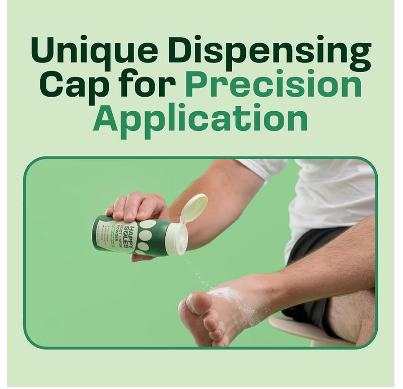 Shoe Deodorizer & Foot Powder - Ultimate Foot Powder for Smelly Feet & Odor Control - Sweat-Absorbing & Long-Lasting Freshness