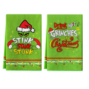 HOMSHIAM Christmas Kitchen Towels 2 Pieces Christmas Dish Towels Hand Towels Housewarming Gifts for New Home, Christmas Farmhouse Decor for Kitchen/Bedroom/Bathroom(17.7 x 27.5 Inch)