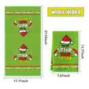 HOMSHIAM Christmas Kitchen Towels 2 Pieces Christmas Dish Towels Hand Towels Housewarming Gifts for New Home, Christmas Farmhouse Decor for Kitchen/Bedroom/Bathroom(17.7 x 27.5 Inch)