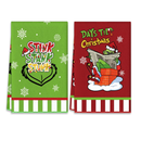HOMSHIAM Christmas Kitchen Towels 2PCS Christmas Dish Towels Hand Towels Housewarming Gifts for New Home, Christmas Farmhouse Decor for Kitchen/Bedroom/Bathroom(17.7 x 27.5 Inch)