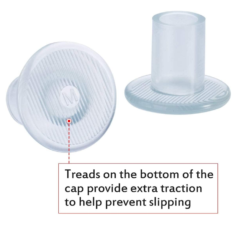 High Heel Protectors, Shoe Heels Savers Stopper for Women's Shoes, Perfect for Weddings, Races, Formal Occasions,Small/Middle/Large, 3 Pairs (Clear)